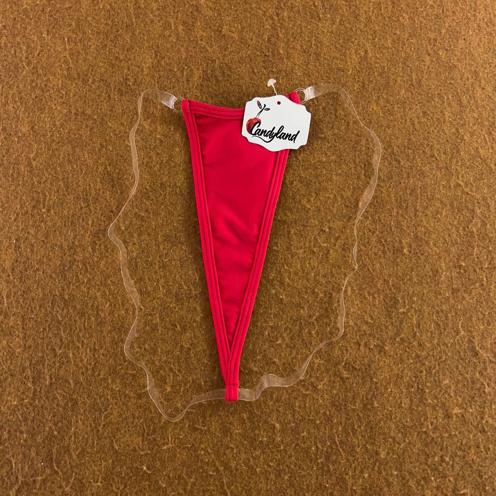 Candyland Womens OS Red TH-CL-01 Invisible Strapless Effect Panty New